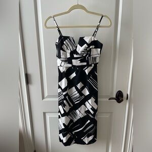 White House Black Market size 0 geometric dress